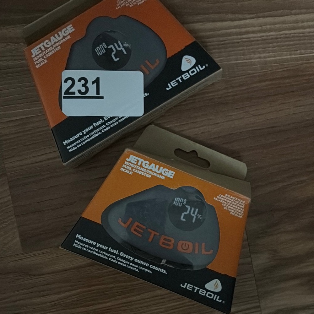 Jetboil JetGauge Fuel Canister Scale x2